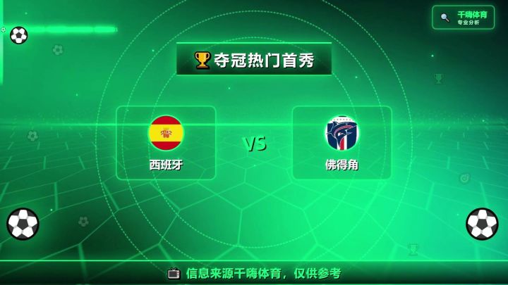 夺冠热门首秀:西班牙 VS 佛得角截图
