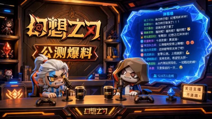 项目组全员拉磨🛒野蛮人和猎魔人上阵当主播~🌏🎤截图
