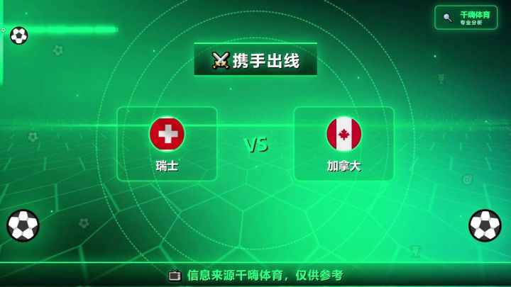 携手出线:瑞士 VS 加拿大截图
