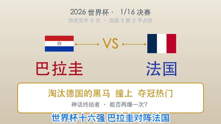 世界杯淘汰赛：巴拉圭VS法国截图