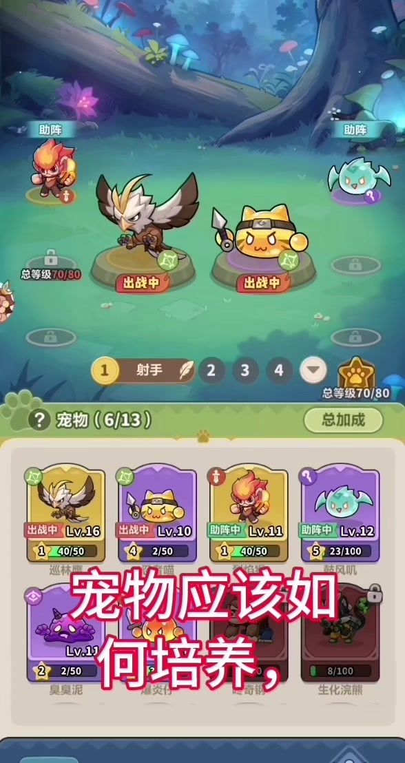 宠物应该如何培养才能资源利用最大化截图