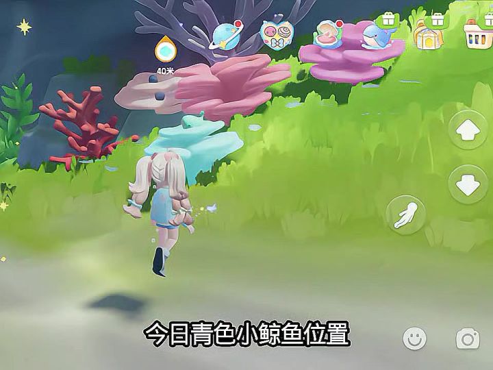 7月18日青色小鲸鱼位置截图