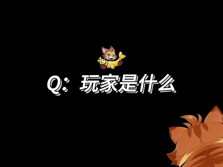 【玩家是什么?】截图