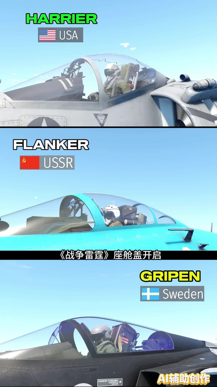 《战争雷霆》座舱盖开启截图