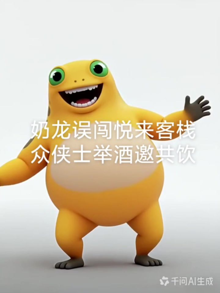 奶龙误闯悦来客栈,众侠士举酒邀共饮截图