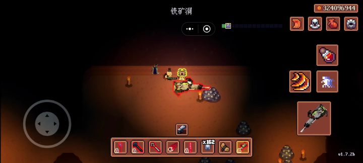 铁矿矿洞bug(不知道其他矿有没有)截图