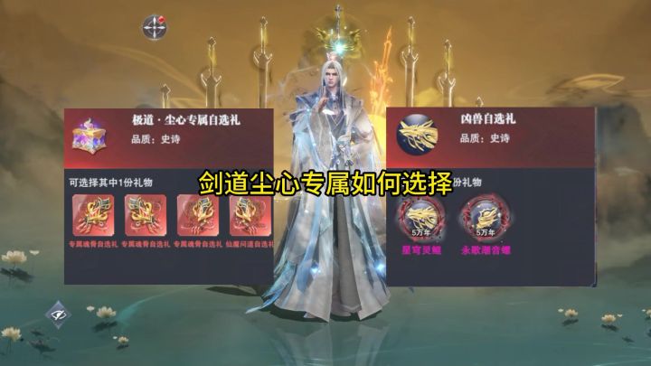 剑道尘心的专属怎么选择截图