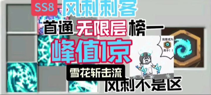 【SS8攻略】首通无限峰值1京，风暴刺客究极无敌雪花斩击流截图