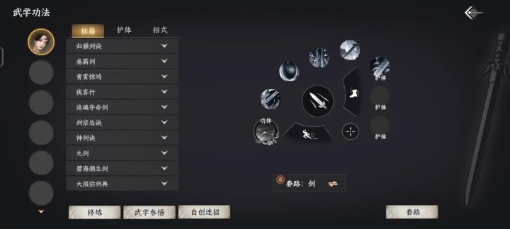 无敌剑法,儒剑正气诀截图