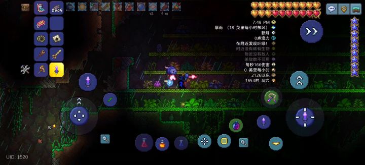 创奇难度世纪之花感觉非常好打,增益药水都没用多少截图