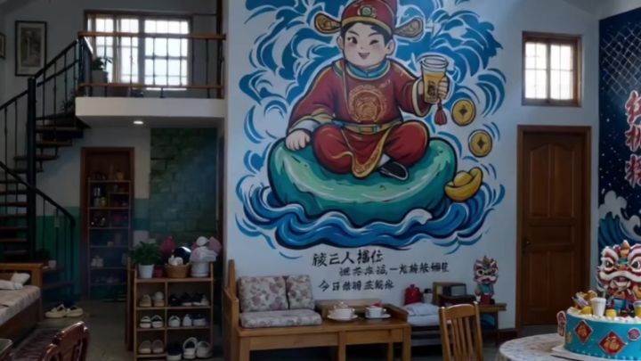 把普宁美食画进老厝里?🏠 潮汕风游戏场景概念测试!截图