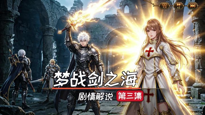 【梦战剑之海】剧情解说第三集，遗迹试炼截图