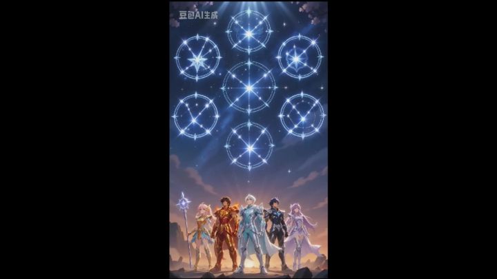 圣迷神坡农二自制圣斗士星失圣斗士新动画PV预告新的角色截图