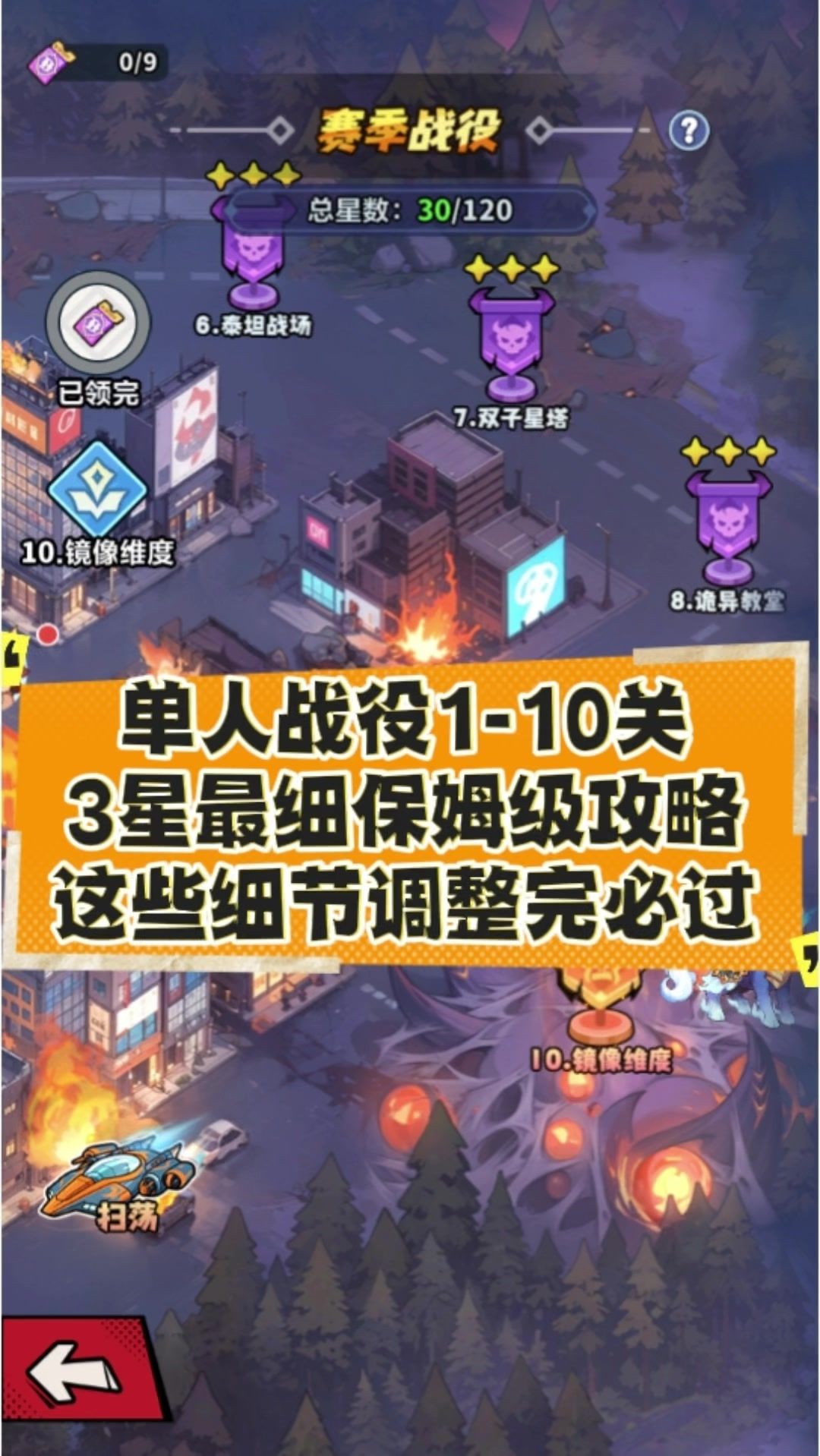 单人战役1-10！做好这些细节！截图