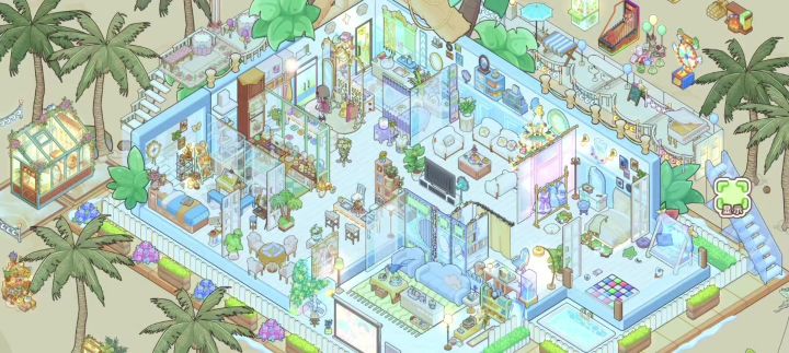 海滨别墅room tour,伴着浪潮声全动线展示~截图