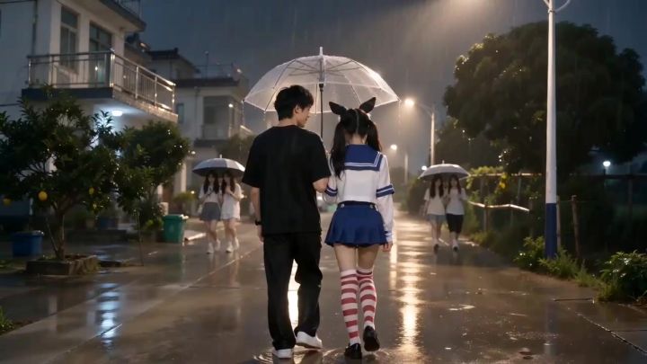 神坡农二自制AI视频农二和各种可爱的萌妹子美女小仙女在家约会截图