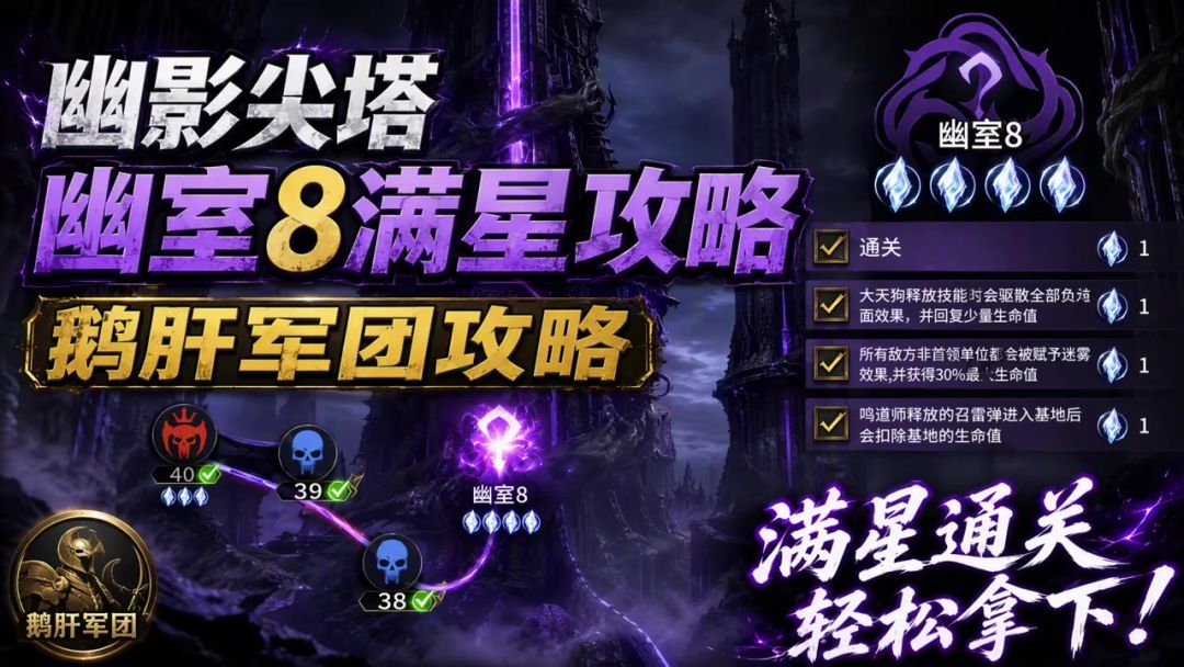 幽影尖塔幽室8满星攻略截图
