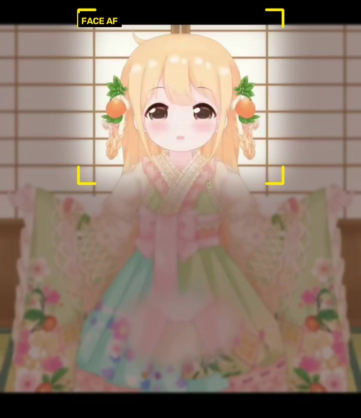 🍊新年杏宝|和风萝莉橘子发饰,满屏新春甜意截图