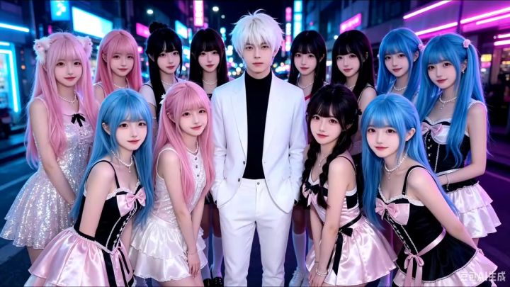 好看的少年和少女们一起合影豆包AI图片合集第1季第1期截图