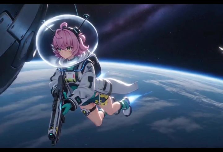 灵可大战外星异形怪物！这身宇航服太带感了截图