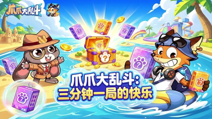 爪爪大乱斗:三分钟一局的快乐!截图