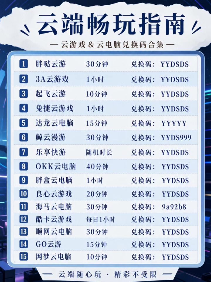10月云游戏畅玩指南#云游戏 #主机游戏 #游戏推荐 #云电脑截图