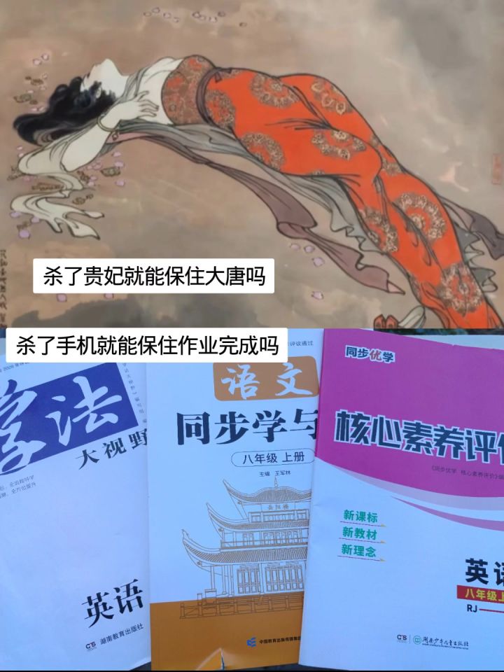 杀了贵妃就能保住大唐吗 杀了手机就能保住作业完成吗(无不良)截图