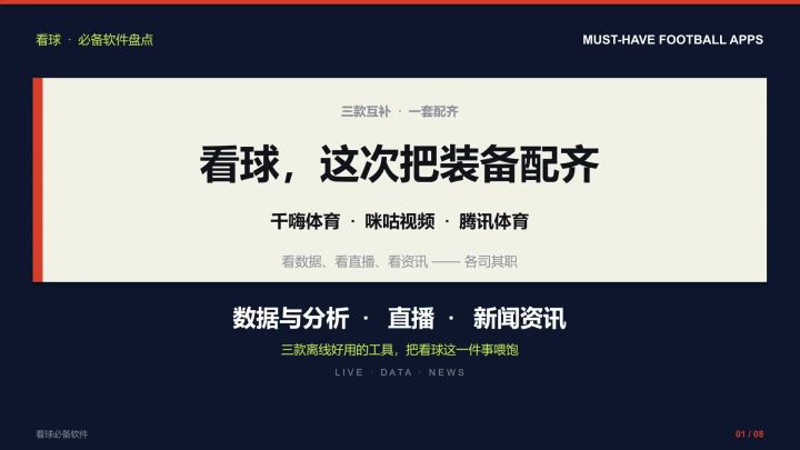 看球必备的装备一次讲清截图