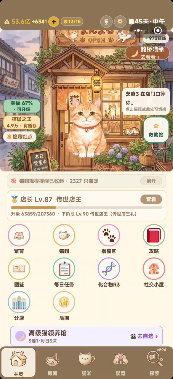 养2300只猫实机视频截图