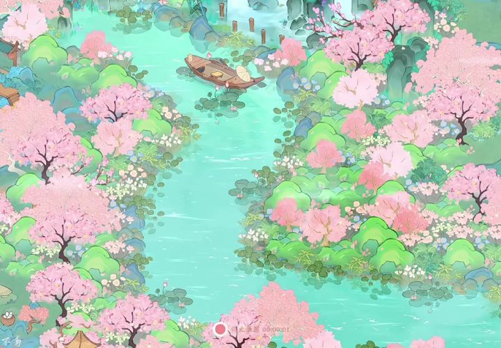 桃花源记|阡陌交通,鸡犬相闻截图