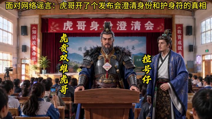 虎哥面对网络谣言截图