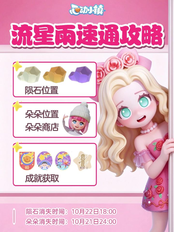 心动小镇|10月21日 流星雨天气要做的截图