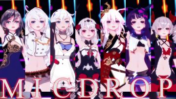 【崩坏3MMD】崩坏少女团 — MIC Drop (Steve Aoki Remix)