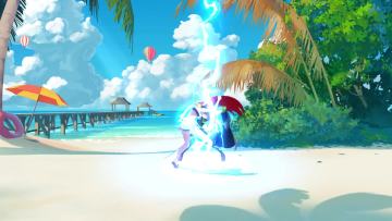 泳装参上！全新炮姐的技能事前露出~