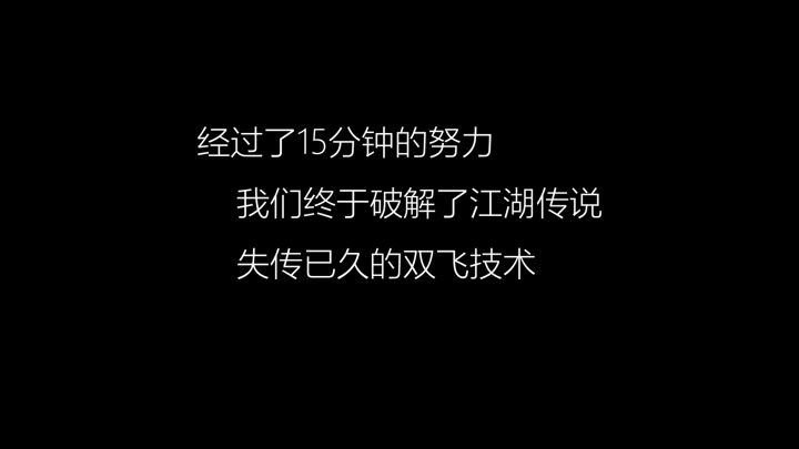 双人飞行-仔细观看飞行时候的视角截图