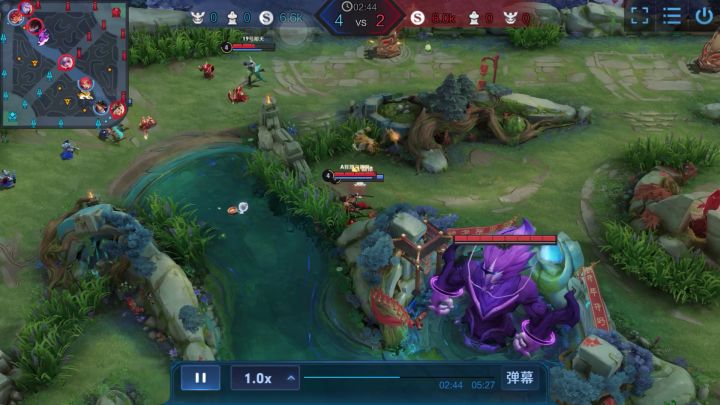 2V3，八戒丝血反杀小乔，都是细节(´；ω；｀)截图