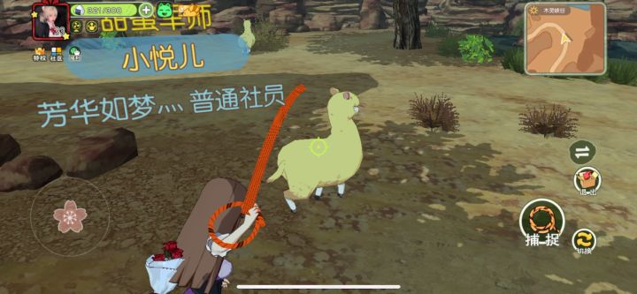 捕捉动物太难了，建议改简单一点。截图