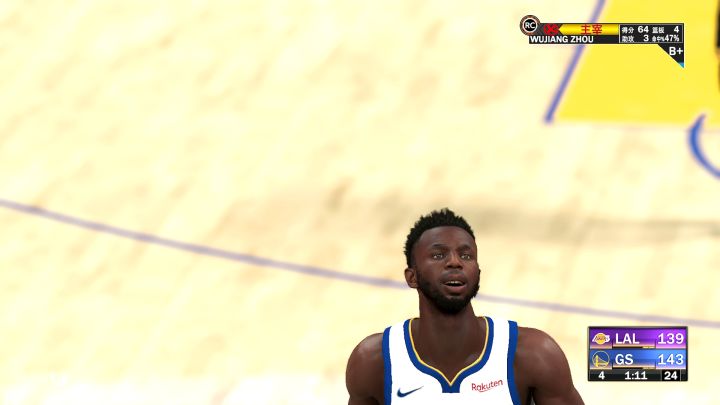 NBA2k21常规赛最后一场最后时刻截图