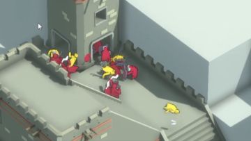 塔楼里面的战斗很激烈