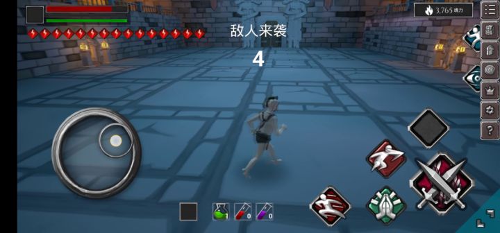 “无装备一分钟速通炎剑士”截图