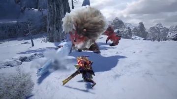 《怪物猎人Rise》雪鬼兽视频展示