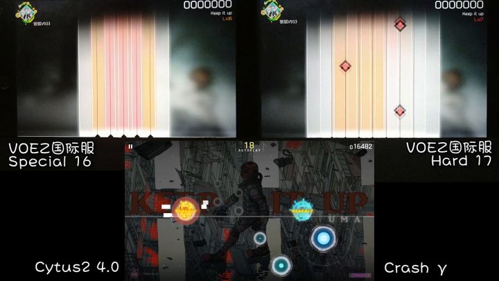 【Cytus2 VS VOEZ】Keep it up粪谱大对决截图
