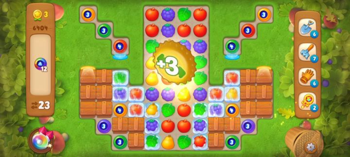 梦幻花园6404关截图