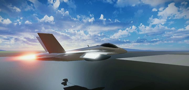 F-18无起落架试航截图