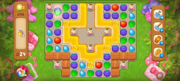 梦幻花园6118关截图