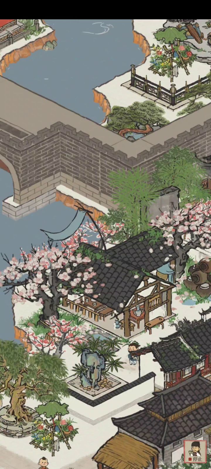 水月庭院(三个动态建筑)太完美了！爱了截图
