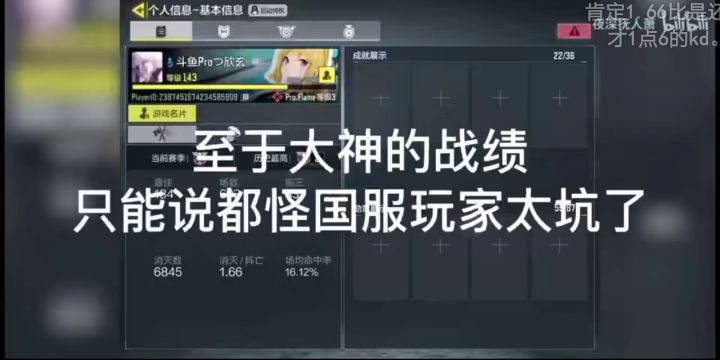国服第一战绩截图