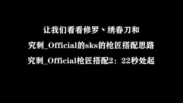 SKS深度评测——主播修罗、绣春刀，究刺_Official截图