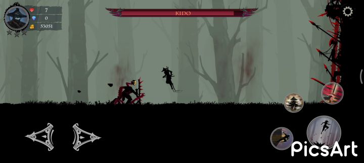 整活：一命且只使用melee attack击败Kido截图