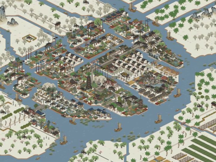 历时3个月搭建松江府截图